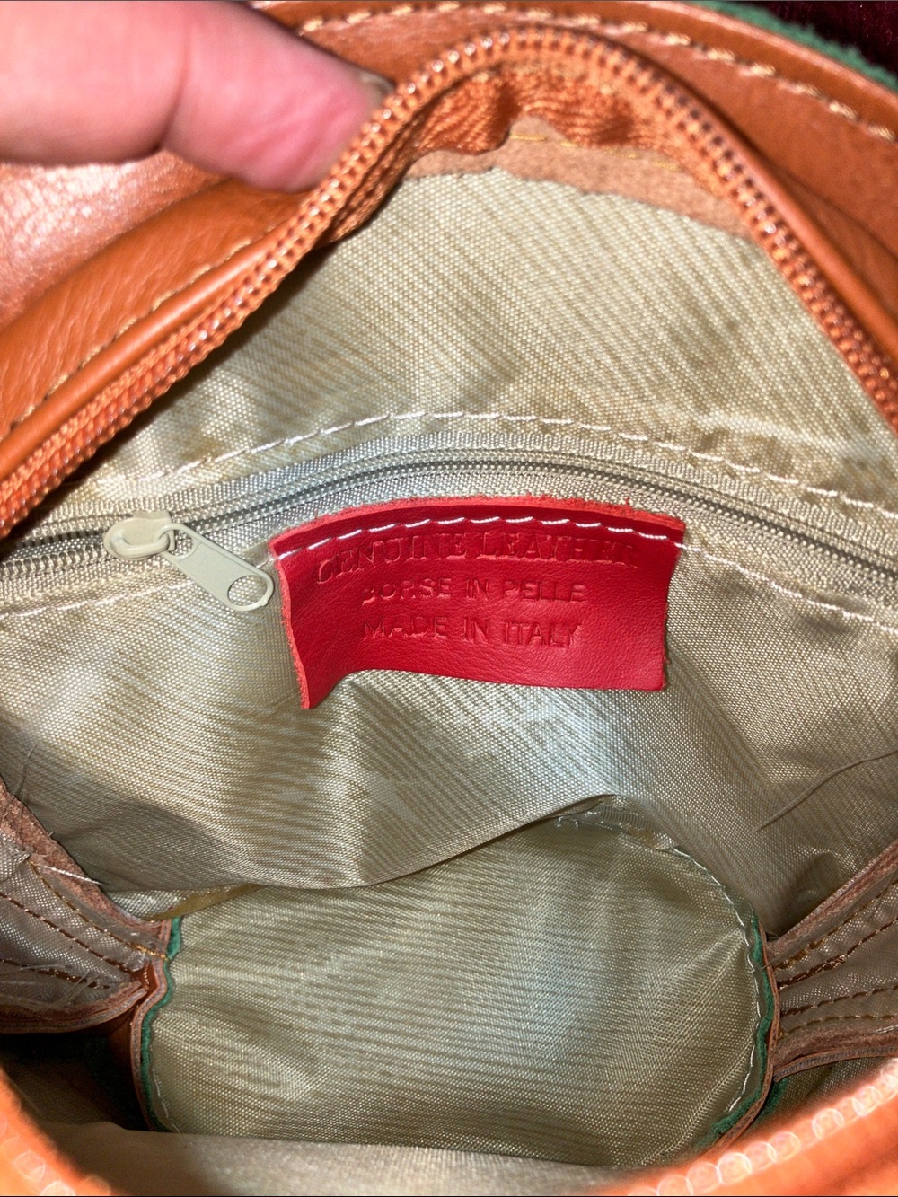 Borse in Pelle Embossed leather bags new Without Tags - Picture 8 of 8